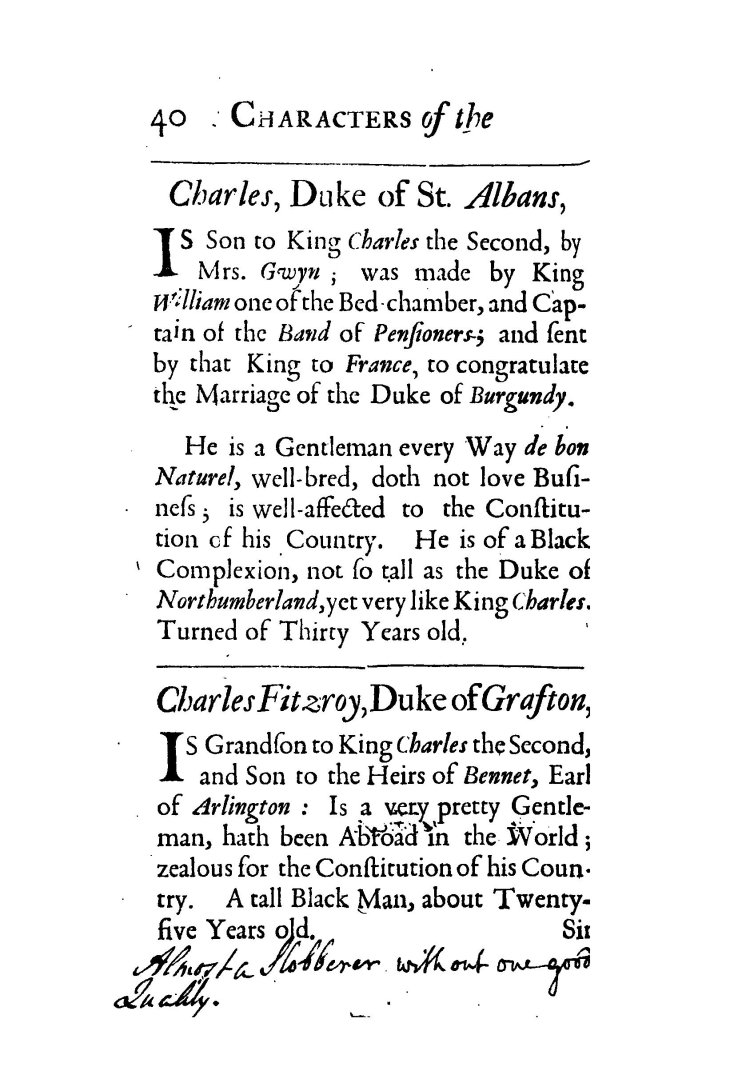 Charles Beauclerk, 1st Duke of St Albans